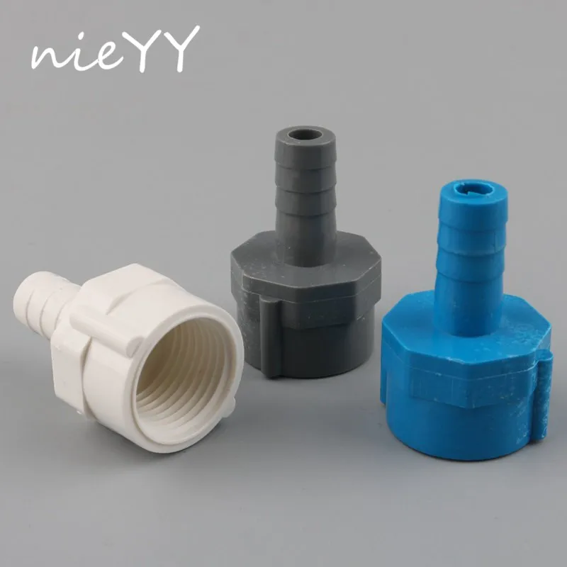 

4Pcs 1/2'' Female Thread To 10Mm Hose Connector PVC Quick Connector Hard Tube Pagoda Joint Garden Irrigation Pipe Adapter Nieyy