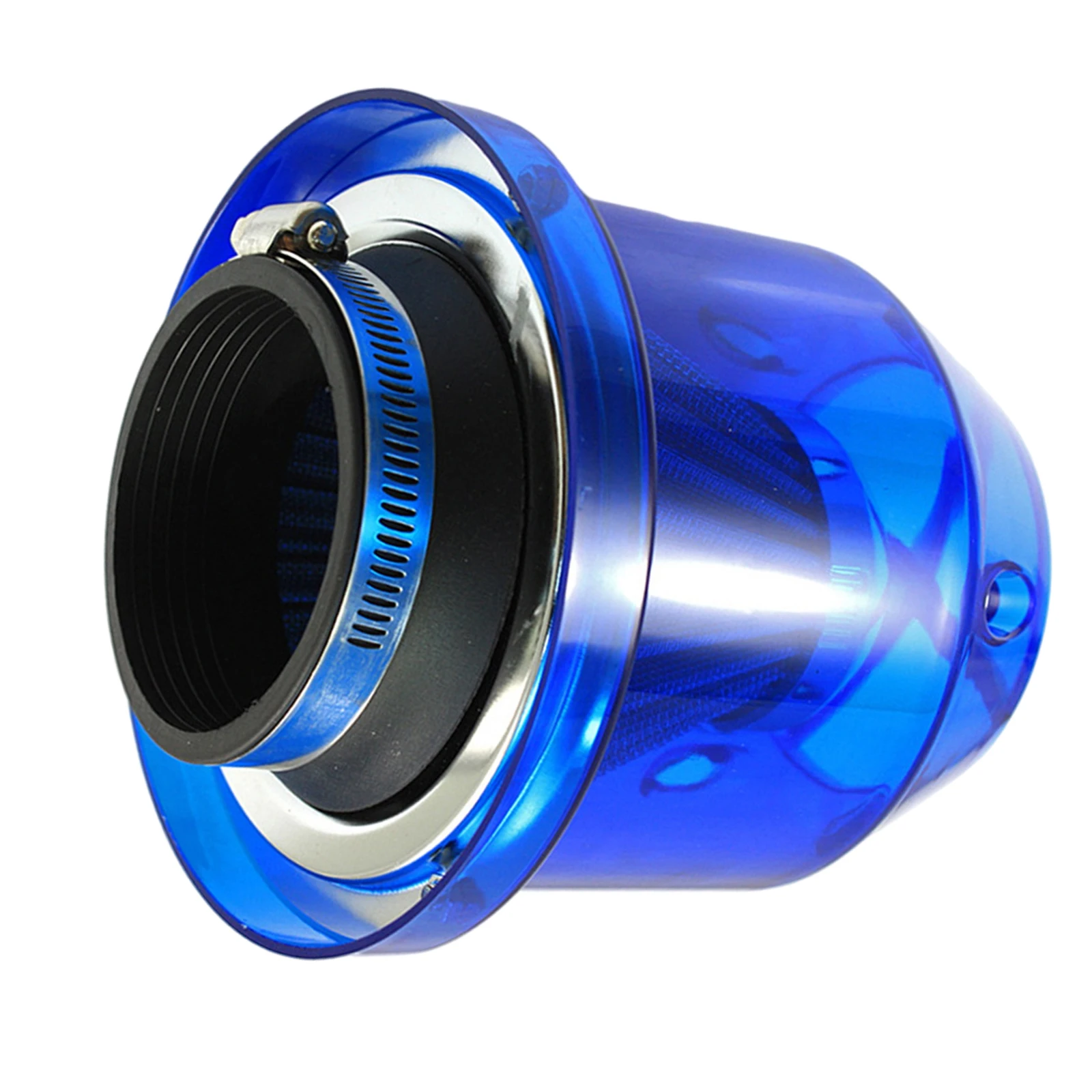 3 76mm High Flow Heat Shield Air Filter Cold Intake Round Cone Mushroom  Head Auto Car Accessories - AliExpress