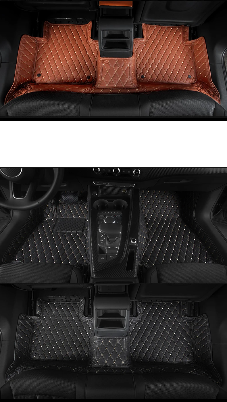 Кожаные автомобильные коврики для audi a5 2007- 2013 2012 2011 2010 2009 2008 аксессуары