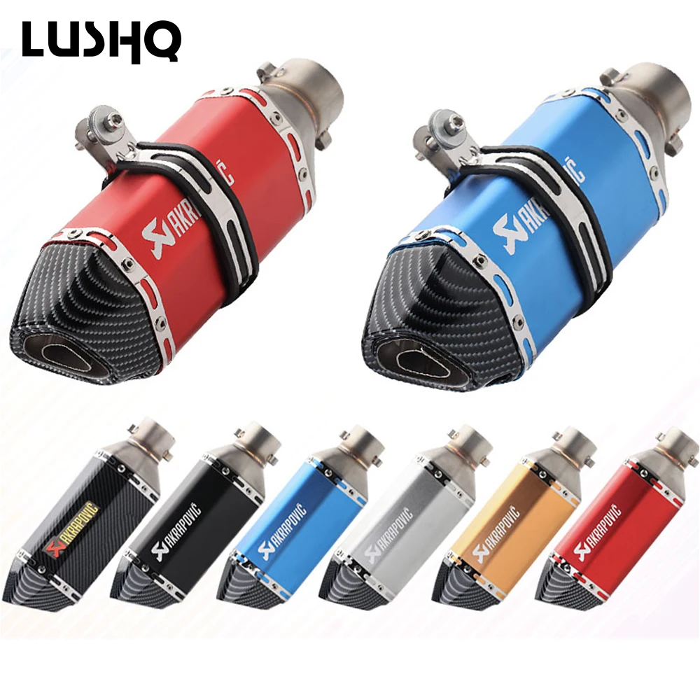 Akrapovic 51 мм выхлопные мотоциклы с дБ убийца для vespa gts 300 honda dio 27 cr 250 crf 230 bws 100 Мото