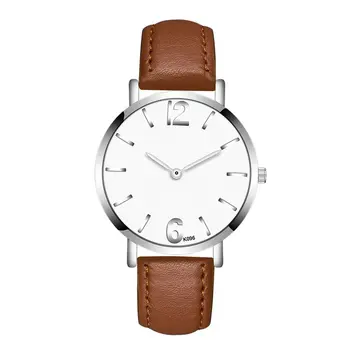 

Rome Number Men Watch Business Style Round Dial Quartz Soft Leather Strap Minimalist Ultrathin Wrist Watches Gift
