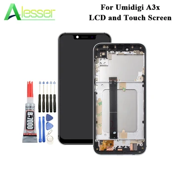 

For ​Umidigi A3x LCD Display And Touch Screen With Frame Digitizer Assembly Replacement For Umidigi A3x LCD Screen +Tools