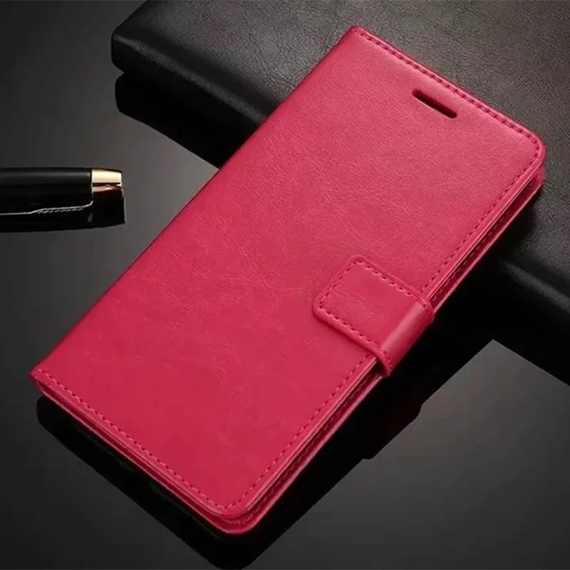 Роскошный кожаный чехол с откидной крышкой для Cubot Note S Nova P20 power X18 X19 J3 Pro R11 X19 чехол для телефона кошелек книжка подставка крышка Капа - Цвет: Red