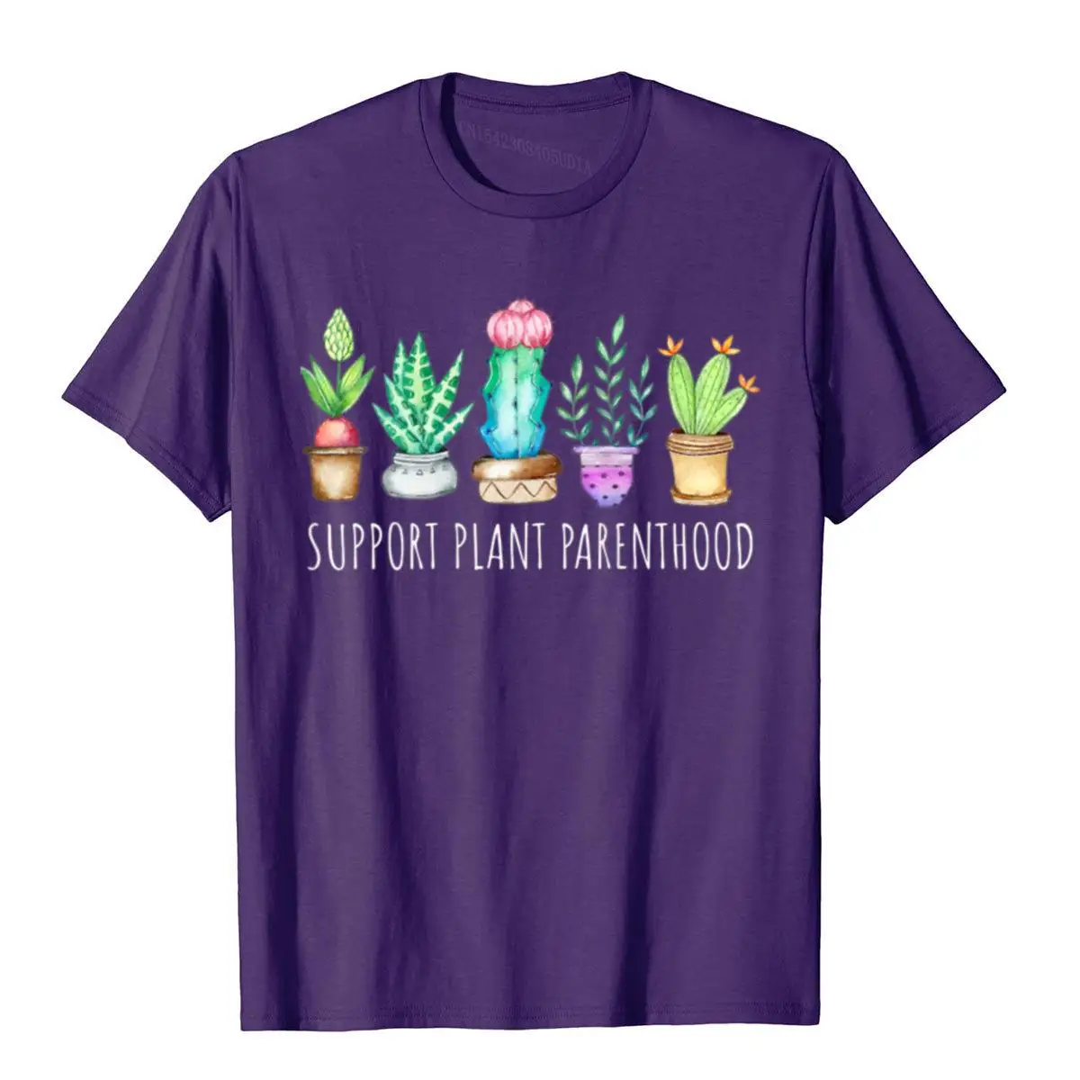 Womens Support Plant Parenthood Succulents Cactus Succa Aloe Gift Tank Top__B13510purple