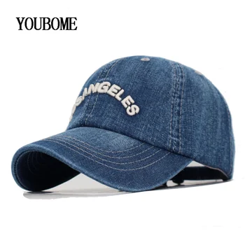 

Brand Vintage Jeans Men Baseball Cap Women Snapback Caps Hats For Men Losangeles Casquette Bone trucker Sports Baseball Hat Cap