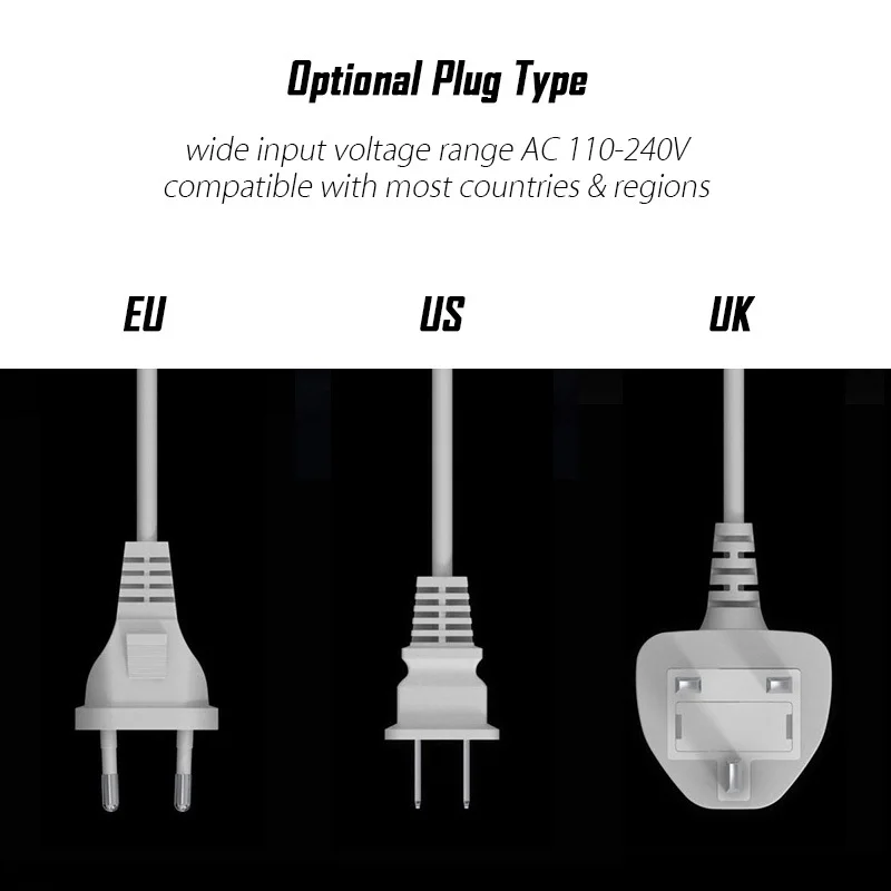 8 портов USB настенное зарядное устройство быстрый ЖК-светодиодный адаптер для настольной док-станции 7 usb порт для зарядки и 1 порт type-C