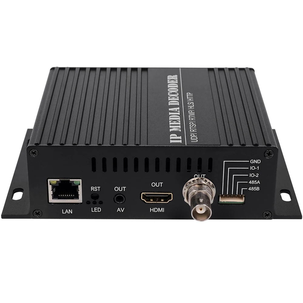H.265 H.264 UHD 4K IP камера декодер для потокового видео Аудио HDMI + CVBS AV RCA выход с