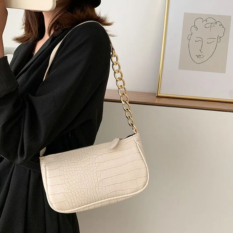 PU-Armpit-Bag-For-Women-Crocodile-Pattern-Shoulder-Bag-Leisure-Baguette-Bag-Advanced-Design-Handbag-Stone (1)