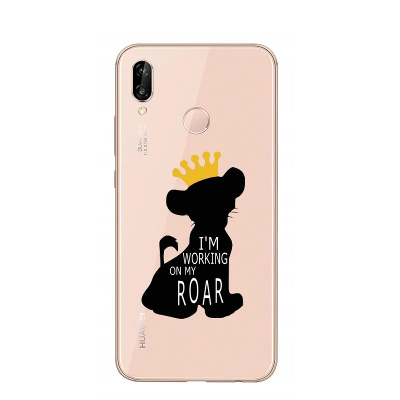 Lion King Hakuna Matata Soft Phone Case Cover For Huawei Mate 10 20 Lite P30 Pro P10 Lite P8 Lite P30 Lite P20 Lite P20Pro - Цвет: TPU