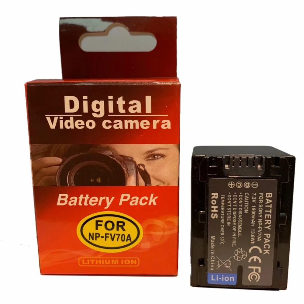 Battery Pack Charger For Sony Np Fv70 Np Fv70a Np Fv100 Np Fv100a Infolithium V Series Battery Charger Cases Aliexpress