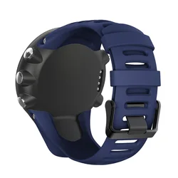 Premium 24mm Silicone Sport Watch Band - Replacement Strap - 24mm (Midnight blue)