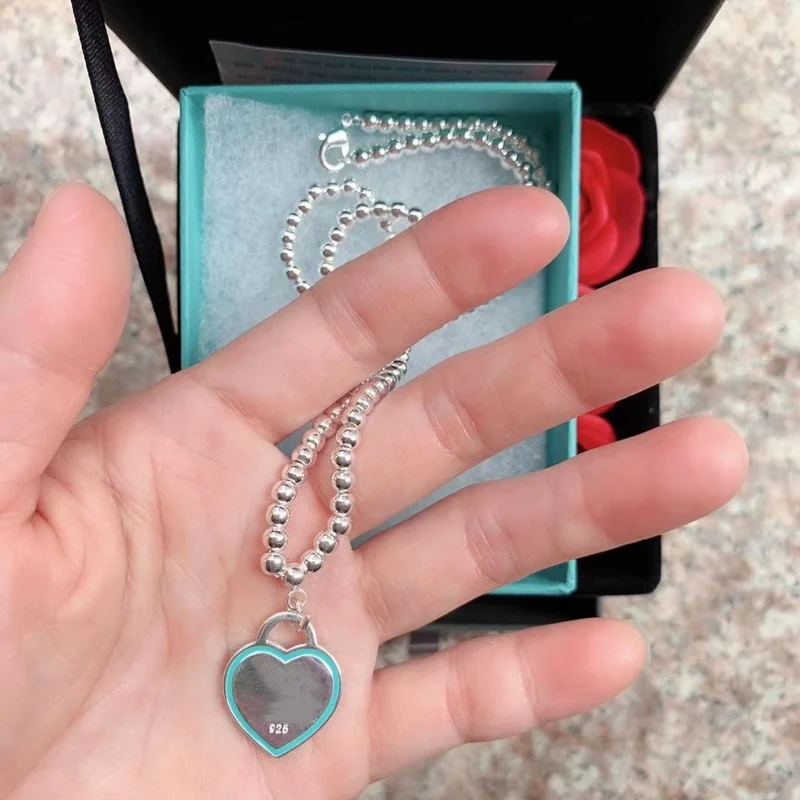 Уникальное ожерелье в западном стиле из 100% стерлингового серебра S925 пробы с