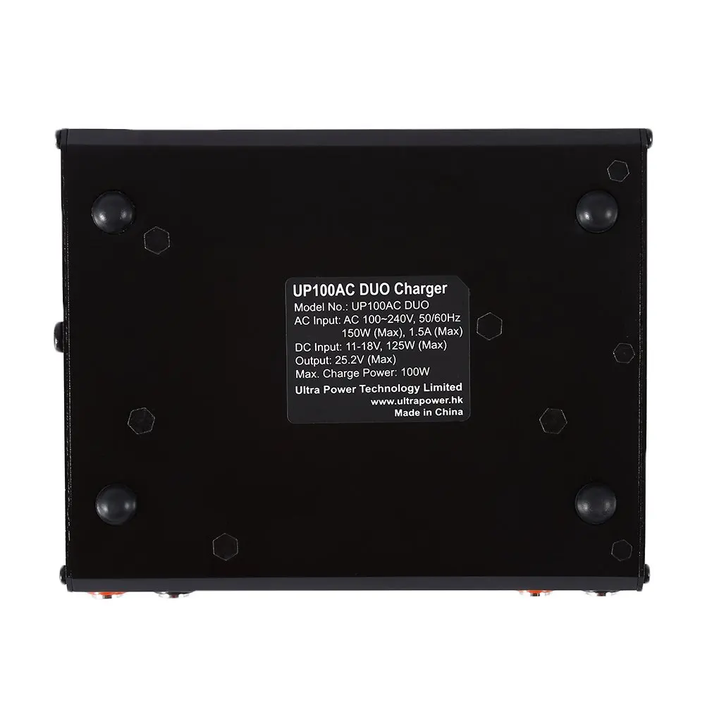 Dual 2 Port 100Watt 10/6Amp AC DC Balancing Battery Charger LiPo UP100AC