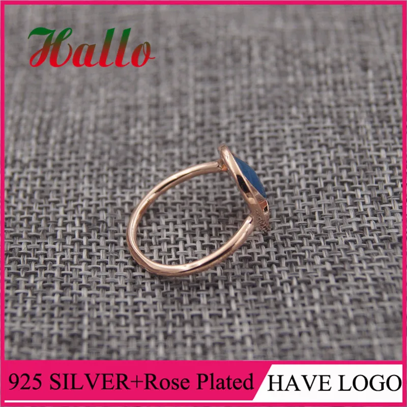 Geniune 925 пробы серебряные женские брендовые кольца для женщин Anillos plata 925 para mujer - Цвет камня: 712165640