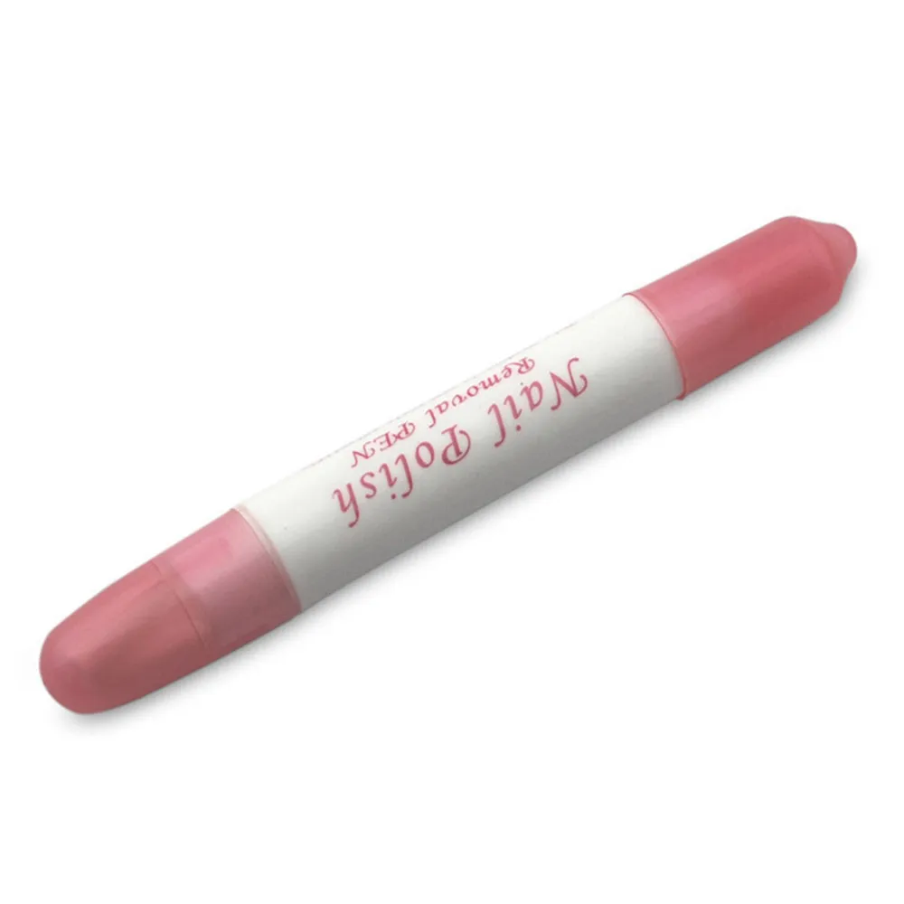 1 шт., ручка-корректор для рисования ошибок, маникюрный очиститель, средство для удаления лака для ногтей, инструмент для очистки лака для ногтей - Цвет: Red