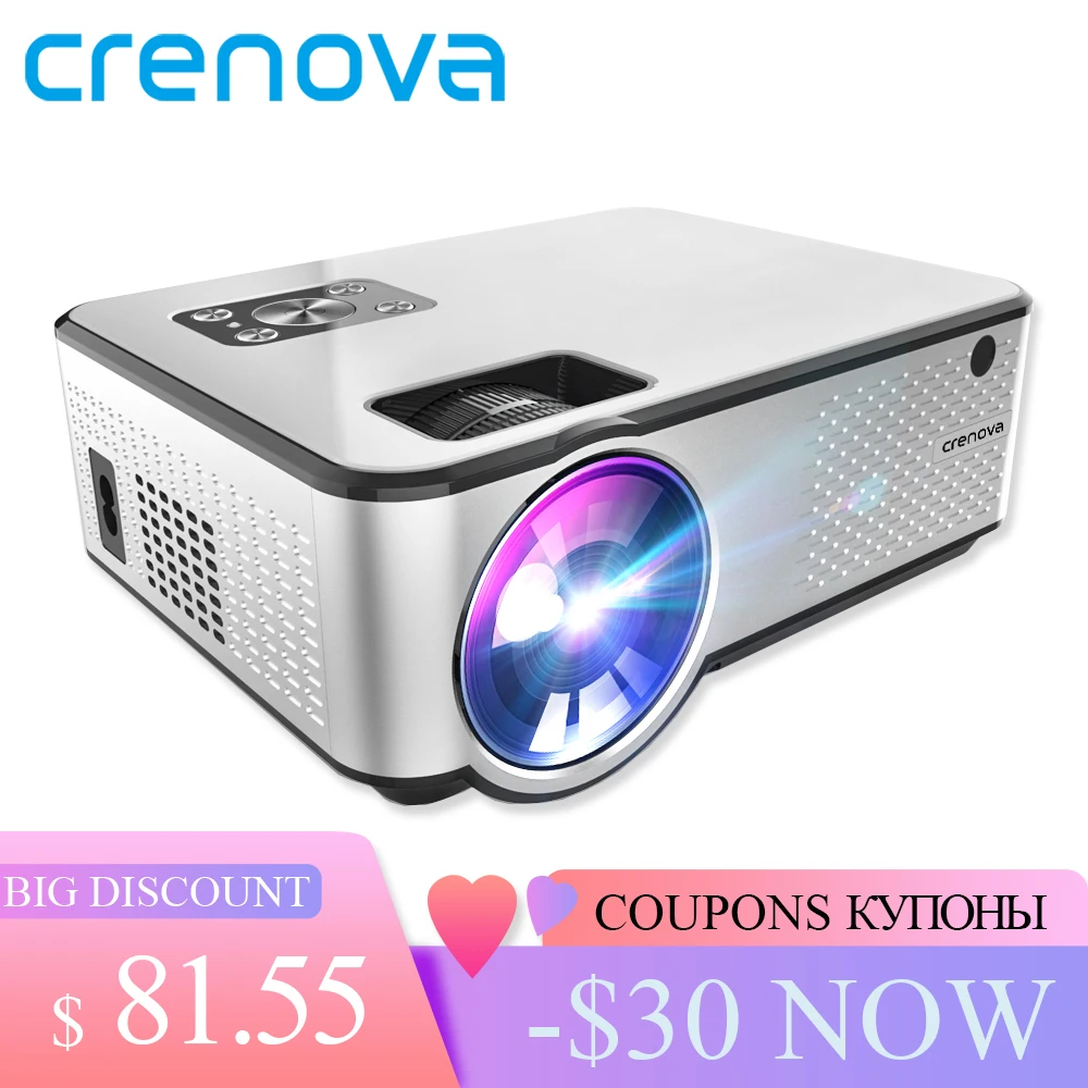 CRENOVA красные синие 3D очки VR проектор аксессуары для домашнего кинотеатра Full HD 1080 P