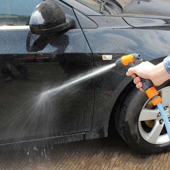 

Portable Garden Spray Gun Hose Sprinkler Nozzle Car Water Gun Sprayer Nozzles Garden Watering Irrigation Cleaning Tool