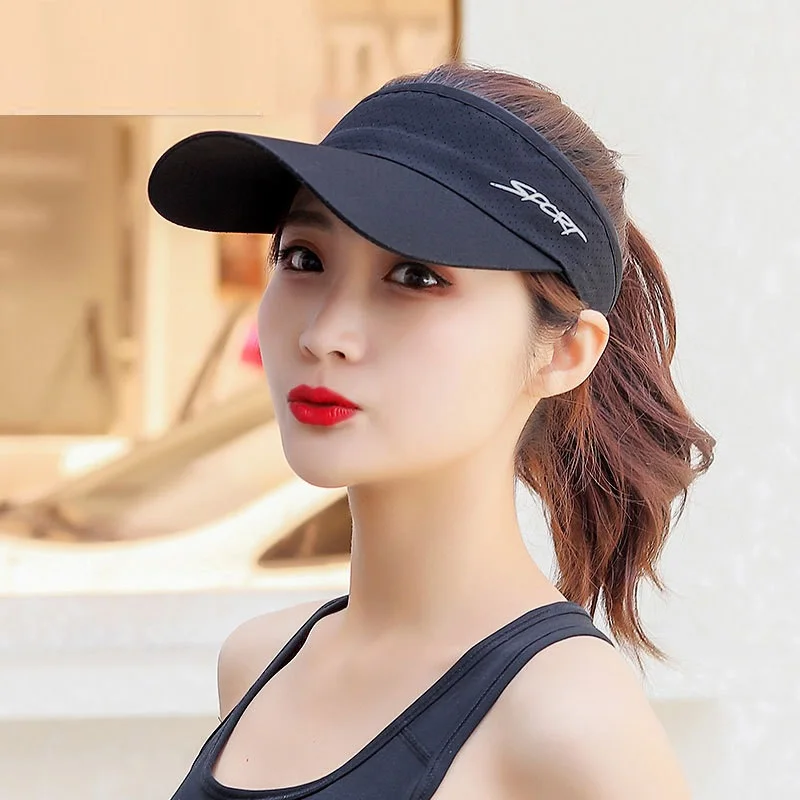 

Women's Baseball Caps Snapback Adjustable Hats for Women Messy Bun Casquette Ponytail Sun Screen UV Protection Visor For Women