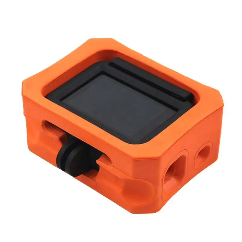 

Soft Soft Silicone Protective Case Orange Floating Case Floater for Gopro Hero 7/6/5 Action Camera Accessories for Water Sports
