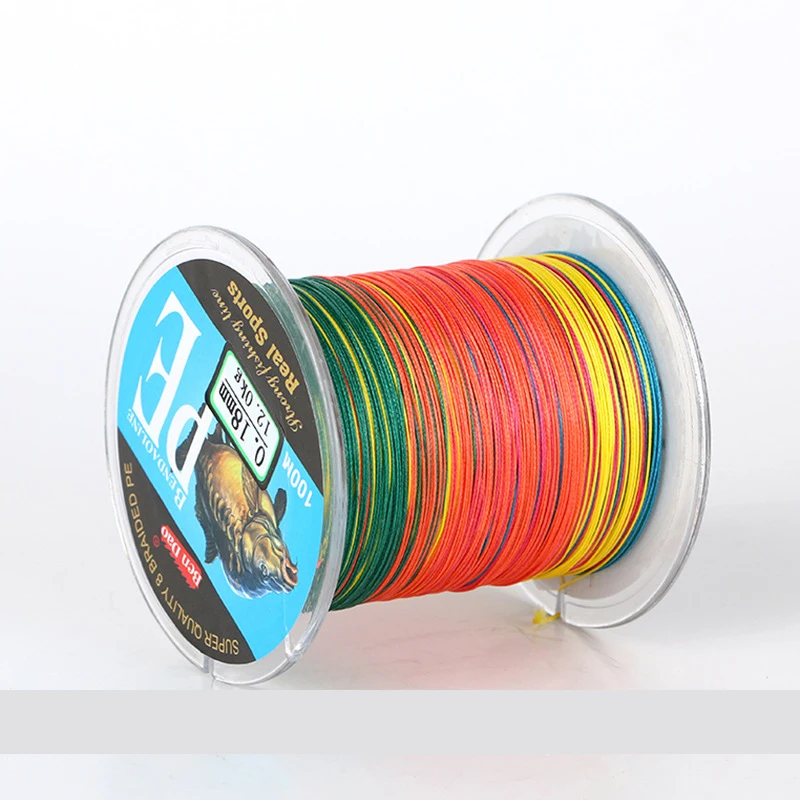 

8 Strands Braided Fishing Line Super Strong PE Fishing Wire Multifilament Fishing line ten metres one color 300M PE fishingline