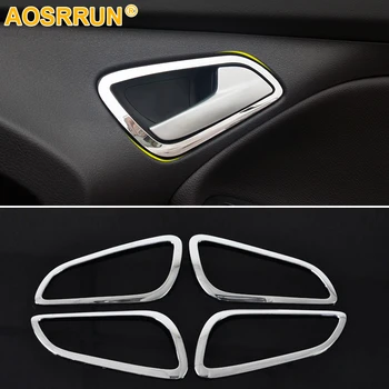 

For Ford Focus 3 2012 2013 2014 Car Accessories Inside Chrome Door Handle Cover Trim Auto Parts