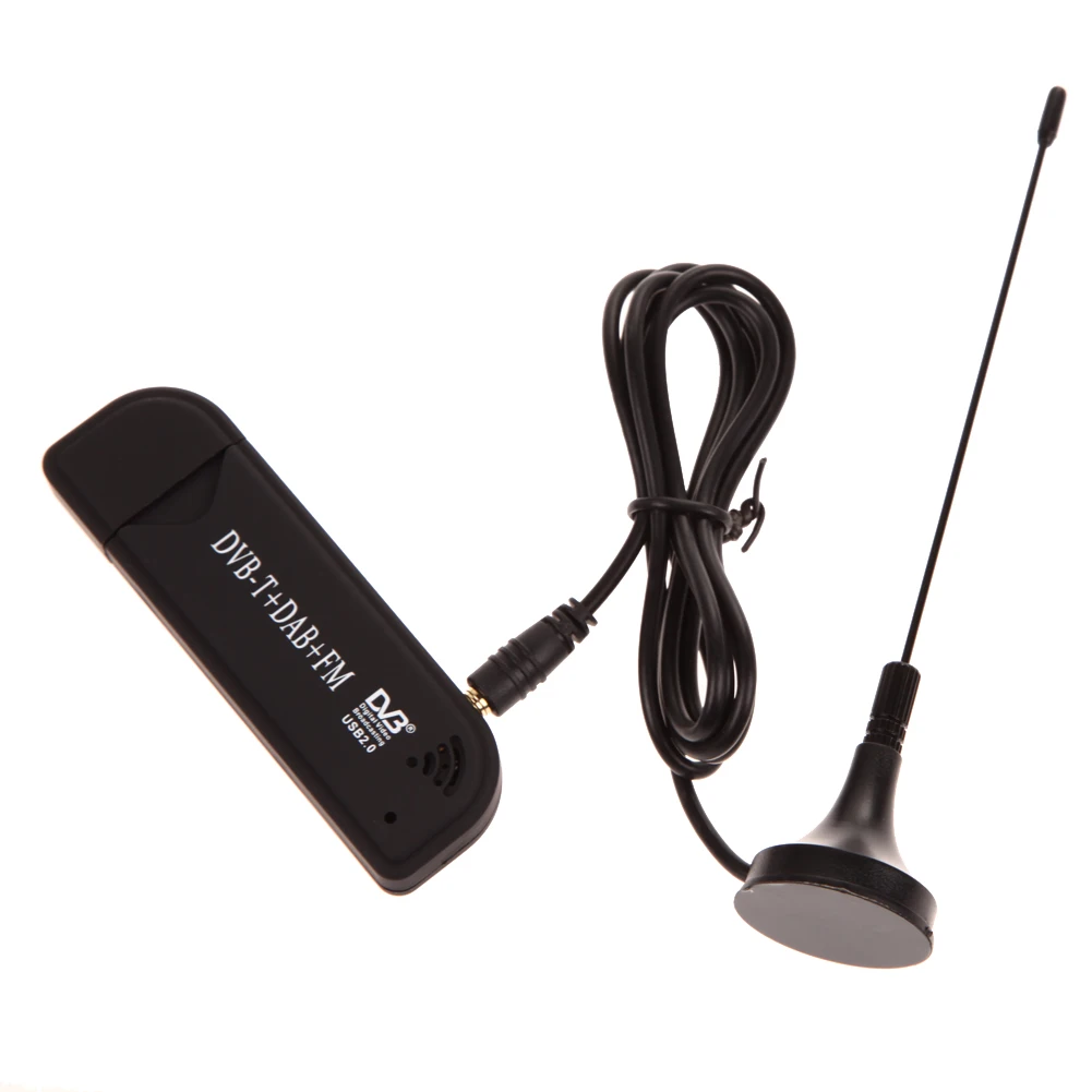 USB 2.0 Digital DVB-T SDR+DAB+FM TV Tuner Receiver Stick RTL2832U+ FC0012 Home audio and video equipment