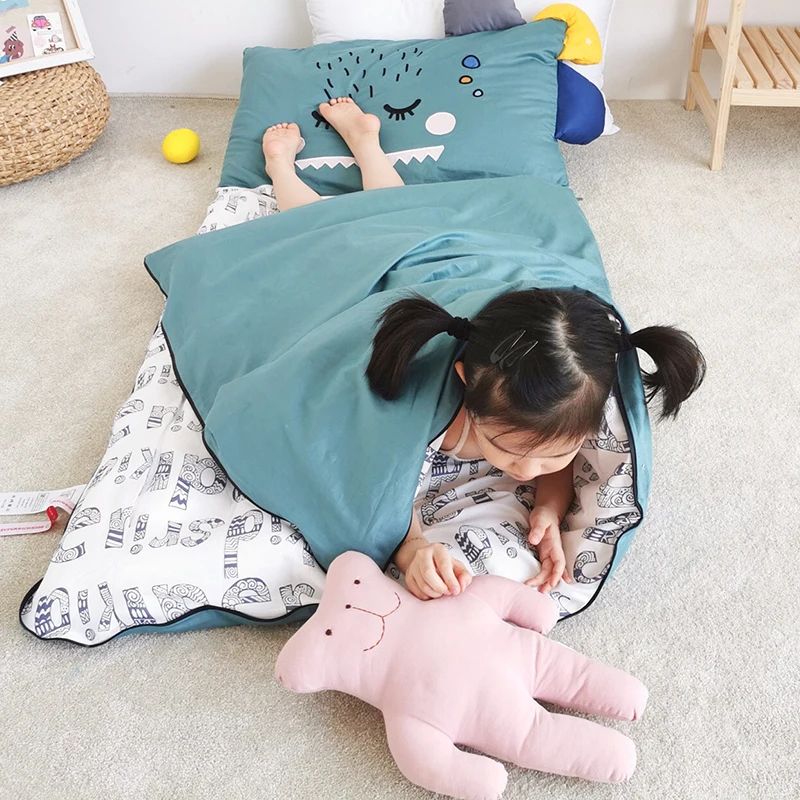 Cotton Kids Sleeping Bag Sleep Sack Baby Sleepsack Cuddle Pillow