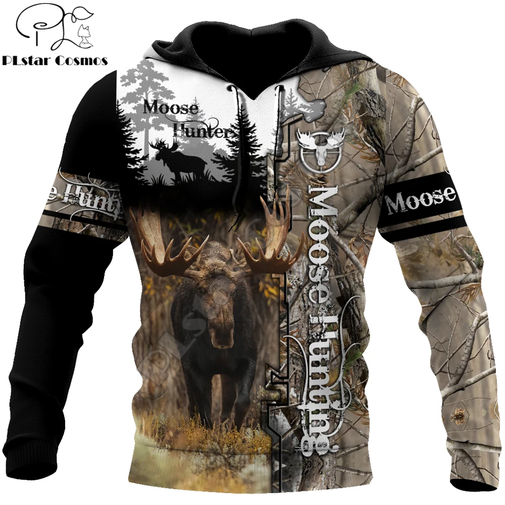 

Beautiful Moose Hunting 3D Printed Hoodie Animal Men Sweatshirt Unisex Streetwear Zip Pullover Casual Jacket Tracksuits KJ0249