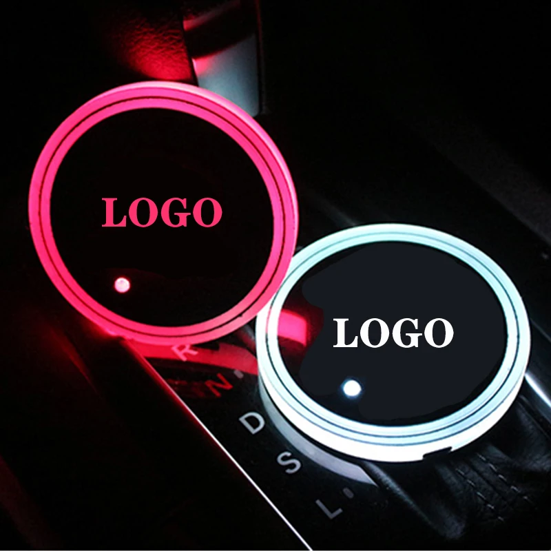 

Car Interior LED RGB 7 color Water Cup Bottle Holder Mat For Lexus LX470 GS450h GS350 GS430 IS350 SC430 GS250 LX570 ES350 RX350