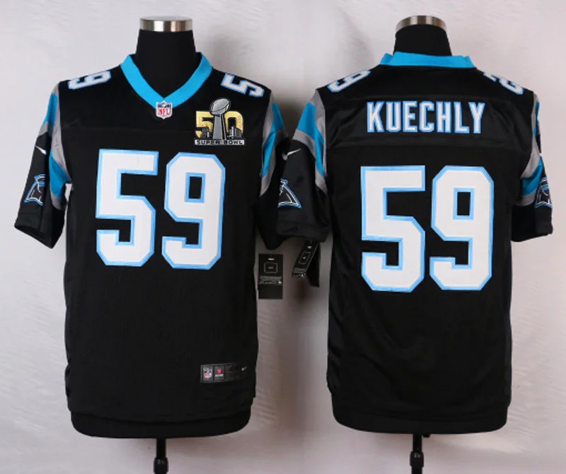 Оранжевый Stitiched, Carolina Luke Kuechly для мужской Джерси - Цвет: Оранжевый