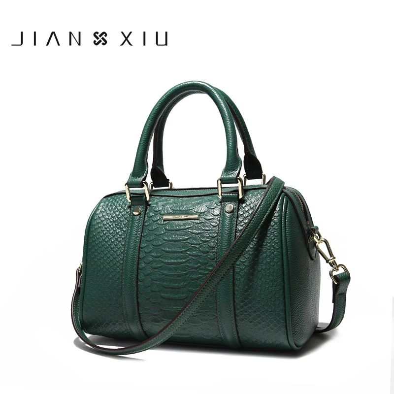 

JIANXIU New Style Superior Quality Snake Pattern Women's Purse Genuine Leather Inclined Shoulder Bag Multi Bag Slant Span Bag