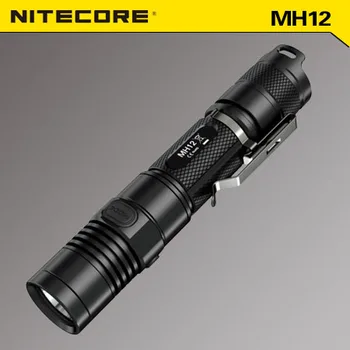 

Nitecore MH12 MH12W rechargable flashlight 1000 lumens XM-L2 U2 LED waterproof with Nitecore 3200mah rechargeable battery