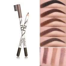 Menow для бровей карандаш для бровей маркер Водонепроницаемый брови татуировки для бровей 4 цвета, стойкая краска для усиления цвета краситель оттенок Ручка для глаз с длинным рукавом