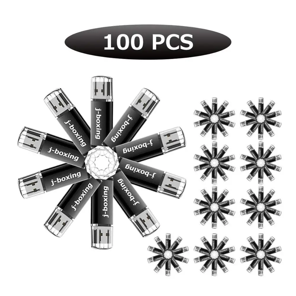 100PCS/LOT Custom Logo Flash Pen Drive 1GB - 32GB Engraved Printed Name Thumb Memory Stick Jump for Computer Macbook Black | Компьютеры и