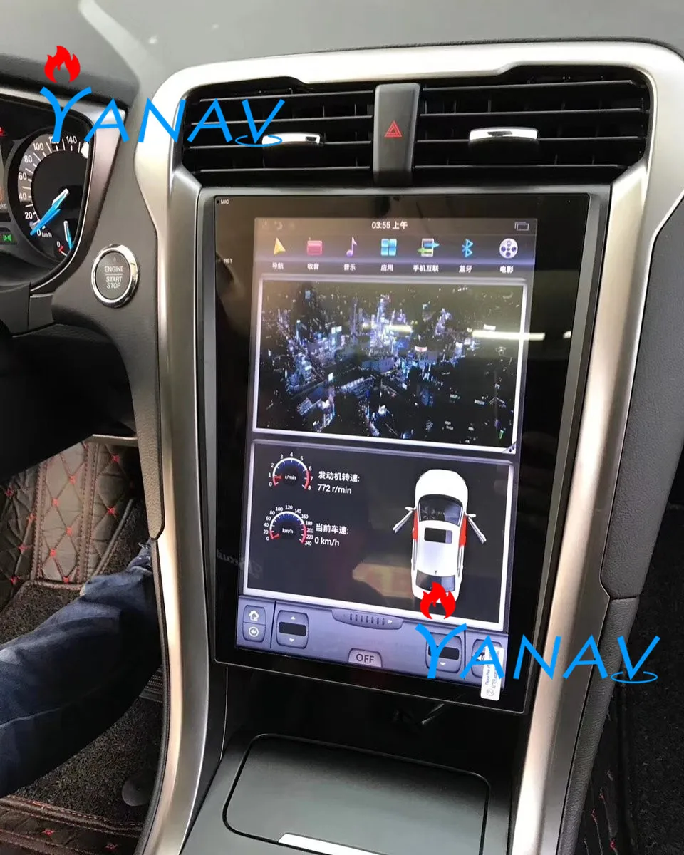 Автомобильная Мультимедийная система Android dvd-плеер для ford-Mondeo 2013-2017 автомобильный