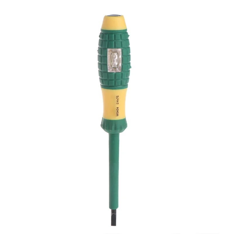 

Electrical Tester Pen 220V Slotted Screwdriver Voltage Power Detector Probe 4mm