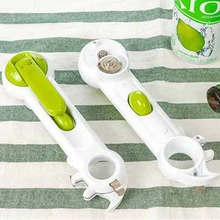 Household Multi-Function Bottle Opener Creative Can Bottle Opener Six-in-One Lid Opener Can Opener kitchen seven in one bottle opener small tool
