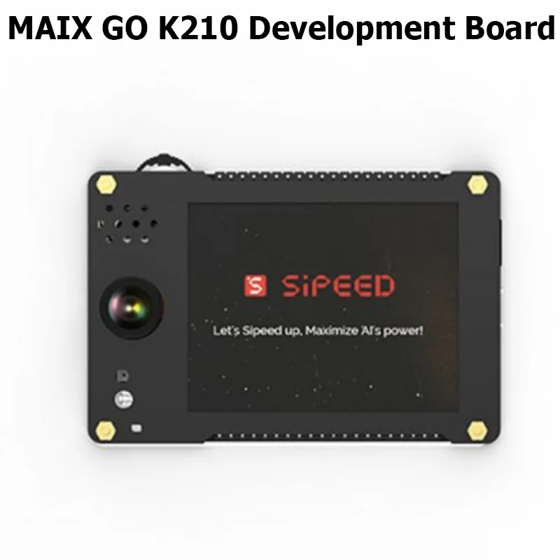 Sipeed MAIX GO K210 AI Pocket Deluxe полнофункциональная макетная плата с оболочкой бортовой отладчик с бинокулярной камерой - Цвет: Красный