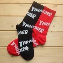 Th длинные канистры и Южная Корея прилива бренд скейт хип-хоп Die Fly Чистый хлопок длинные канистры носки с листьями