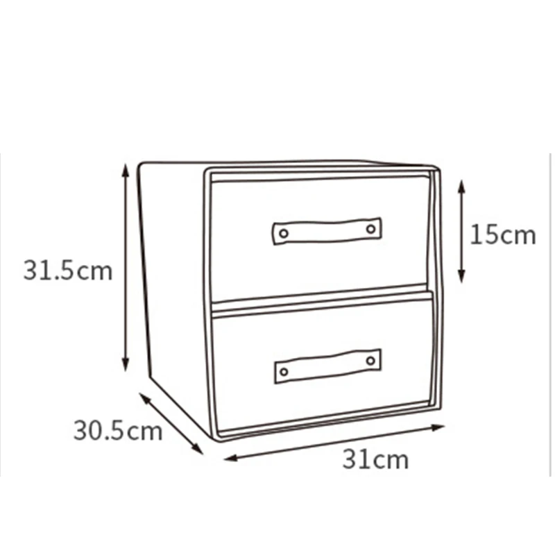 New Washable cotton Linen Storage Box Clothes Socks Toy Snacks Sundries Organizer Cosmetics Storage Basket Drawer Storage Box