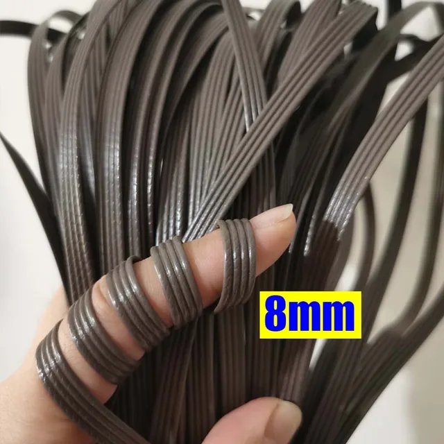 82 Types 10 Meters PE Flat Round Synthetic Rattan Material DIY Weaving Rope Knit Repair Furniture Bed Sofa Chair Table Basket 10