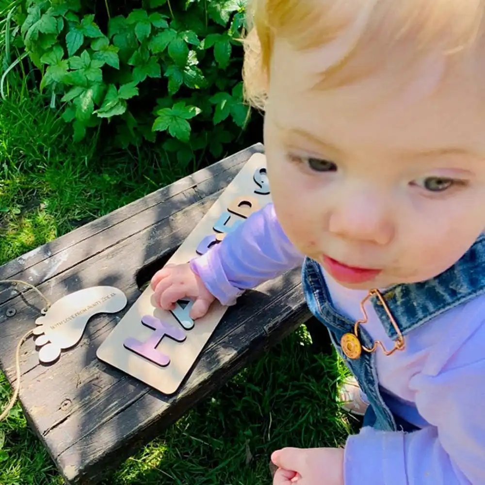 Personalised Elephant Name Puzzle Wood Baby Gift Baby Name Sign Wooden Puzzle Nursery Decor Baby Shower Toy Birthday Gift Puzzles Aliexpress