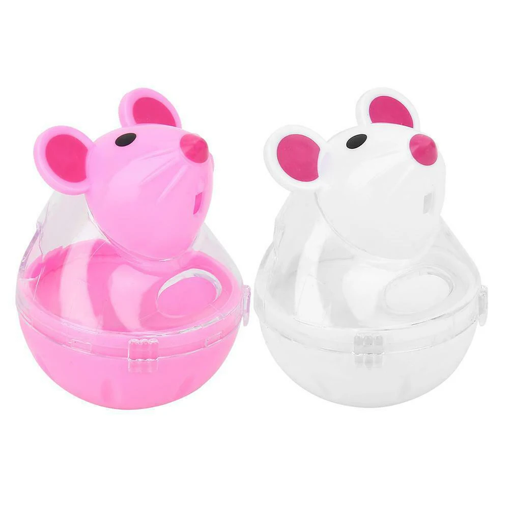 Игрушка для кошек Забавный стакан игрушка-кормушка в форме мыши протекающий шар дозатор корма для домашних животных D40