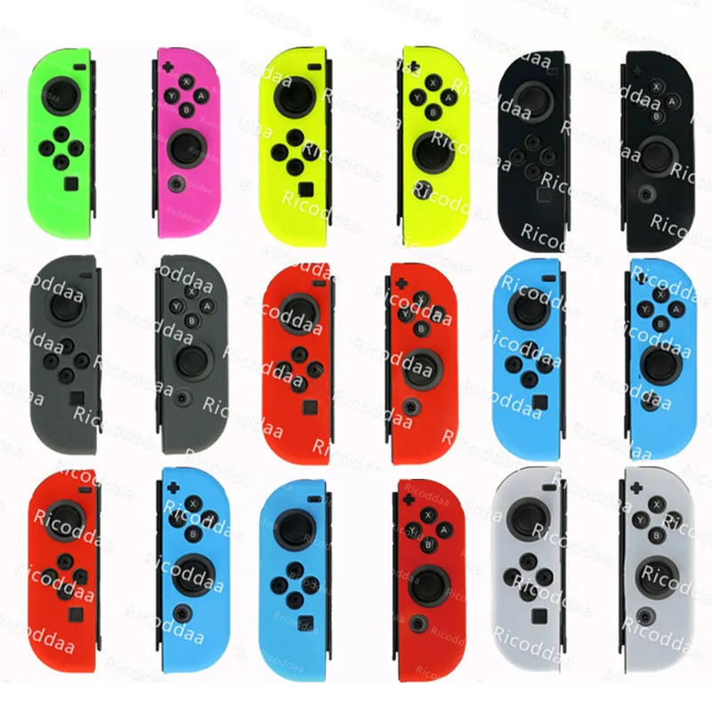 ДЛЯ NS Противоскользящий силиконовый мягкий чехол для Nintendo Switch защитный Joy-Con