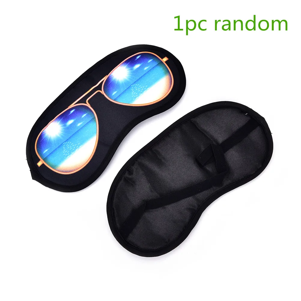 Eye Masks Shade Random Color Cover Blindfolds Eyepatch Shield Travel Sleeping Aid Relax Eye Mask