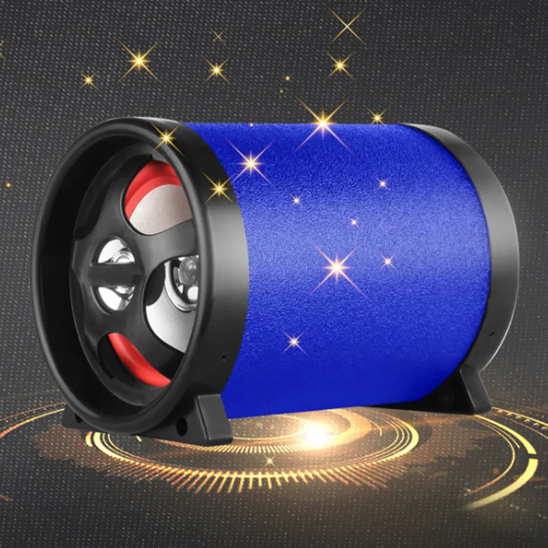 

5inch Car Active Bluetooth Subwoofer Portable Speaker 12V 24V 110V 220V Motorcycle Auto Truck Home Speakers Sub Bass