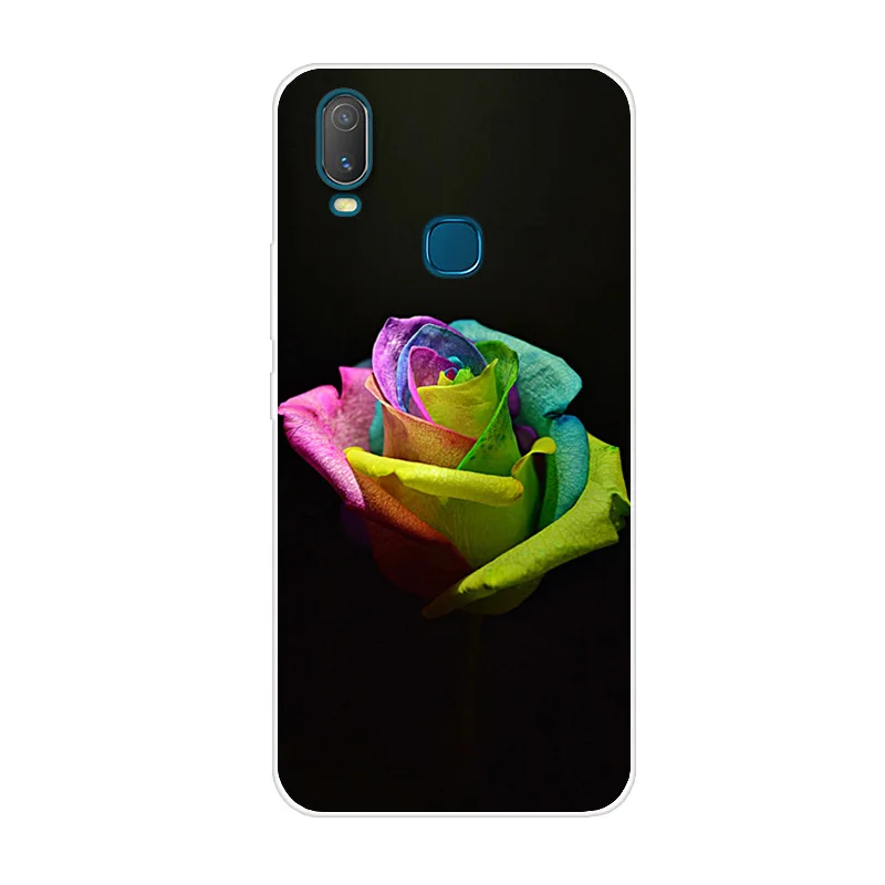 Picture 46 6,3" для Vivo Y11 чехол популярная Краска Мягкая Задняя накладка чехла из ТПУ для Vivo Y11 чехол крутой животный цветочный принт Funda Coque - Цвет: Picture 46