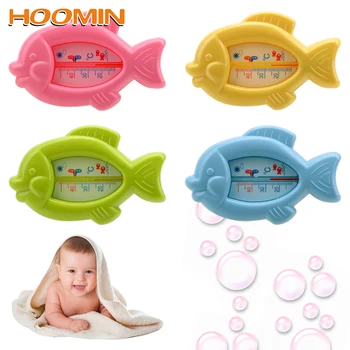 

HOOMIN Fish Shape Temperature Tub Sensor Baby Bathing Plastic Float Bath Toy Water Thermometer 10-50℃ Infants Toddler Shower