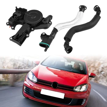 

New Black Oil Separator PCV Valve Assembly 06H 103 495 A For Audi A4 Q5 TT VW Golf Jetta Seat Skoda 2.0TSI 06H103495A 06H103495