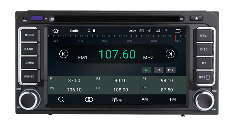 Discount Android 9.0 OS Octa Core Car DVD Player Stereo System For Toyota Old Prado RAV4 GPS WIFI Multimedia Carplay GPS Radio Navigation 3
